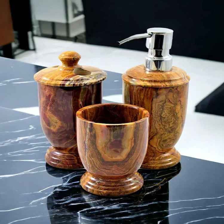 3-Piece Bathroom Accessory Sets - Nature Home Decor