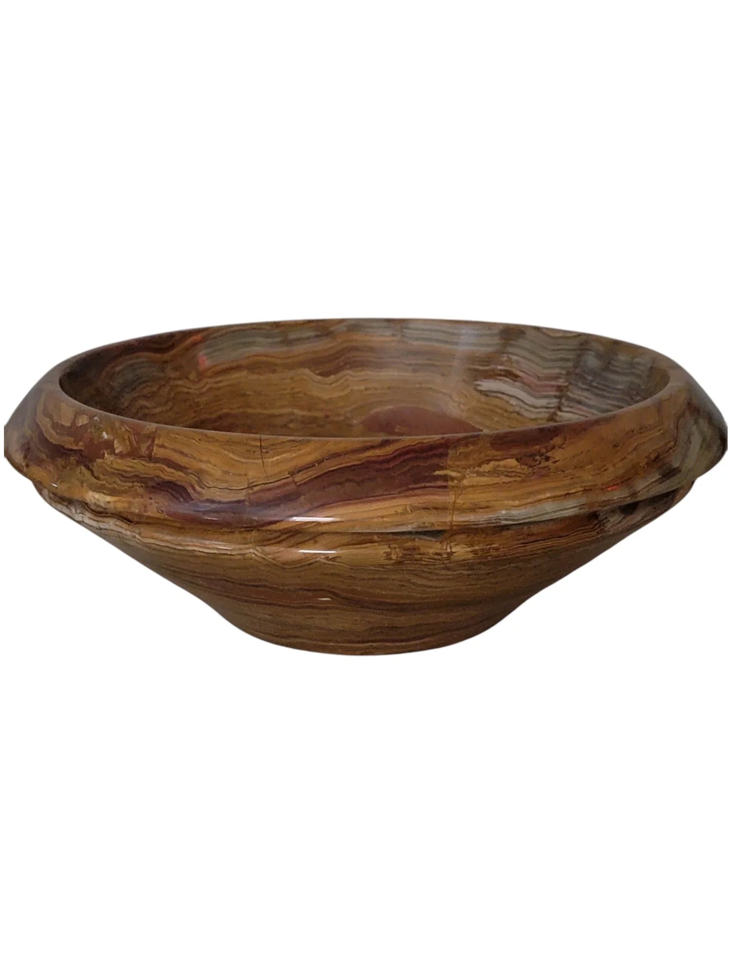 Multi Brown Onyx 16 inc sink - Nature Home Decor