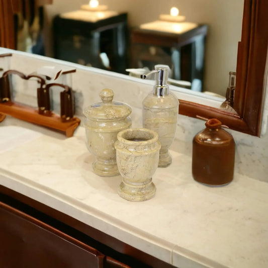 3 Piece Bathroom Set- Elegant Bathroom - Nature Home Decor - Nature Home Decor