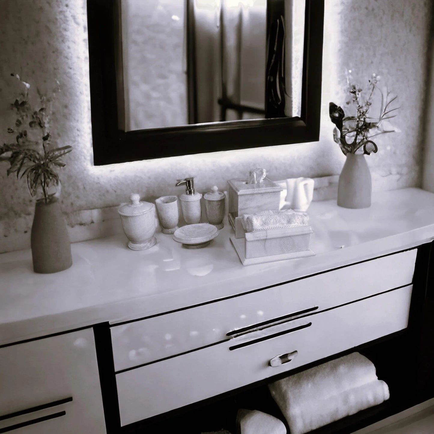 7 Piece Bathroom Set - Nature Home Decor