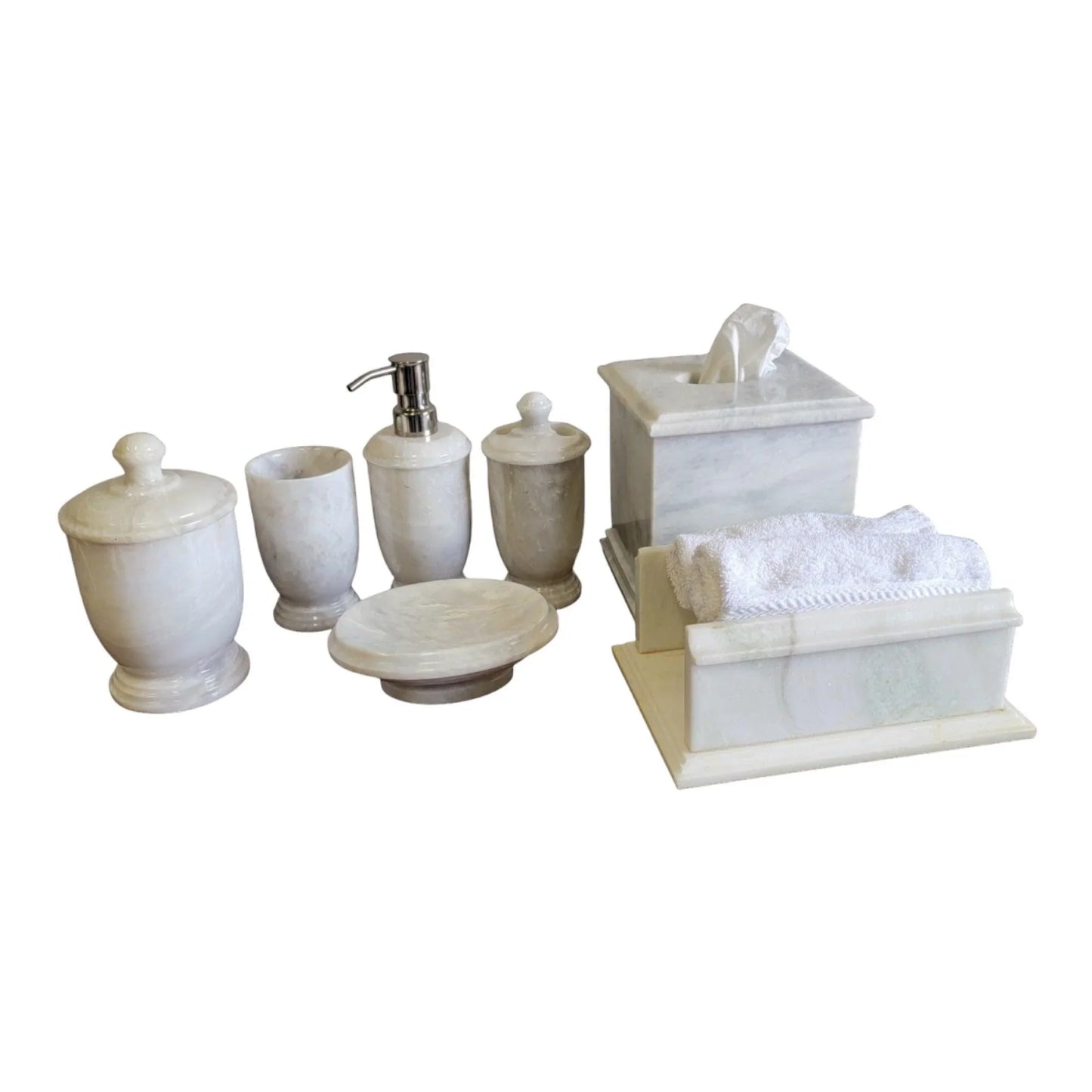7 Piece Bathroom Set - Nature Home Decor