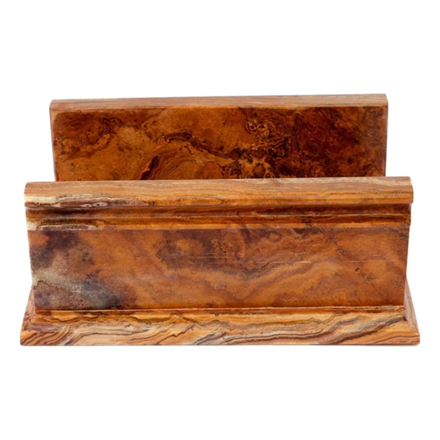 Bathroom Paper Hand Towel Holder of Multi Brown Onyx - Nature Home Decor