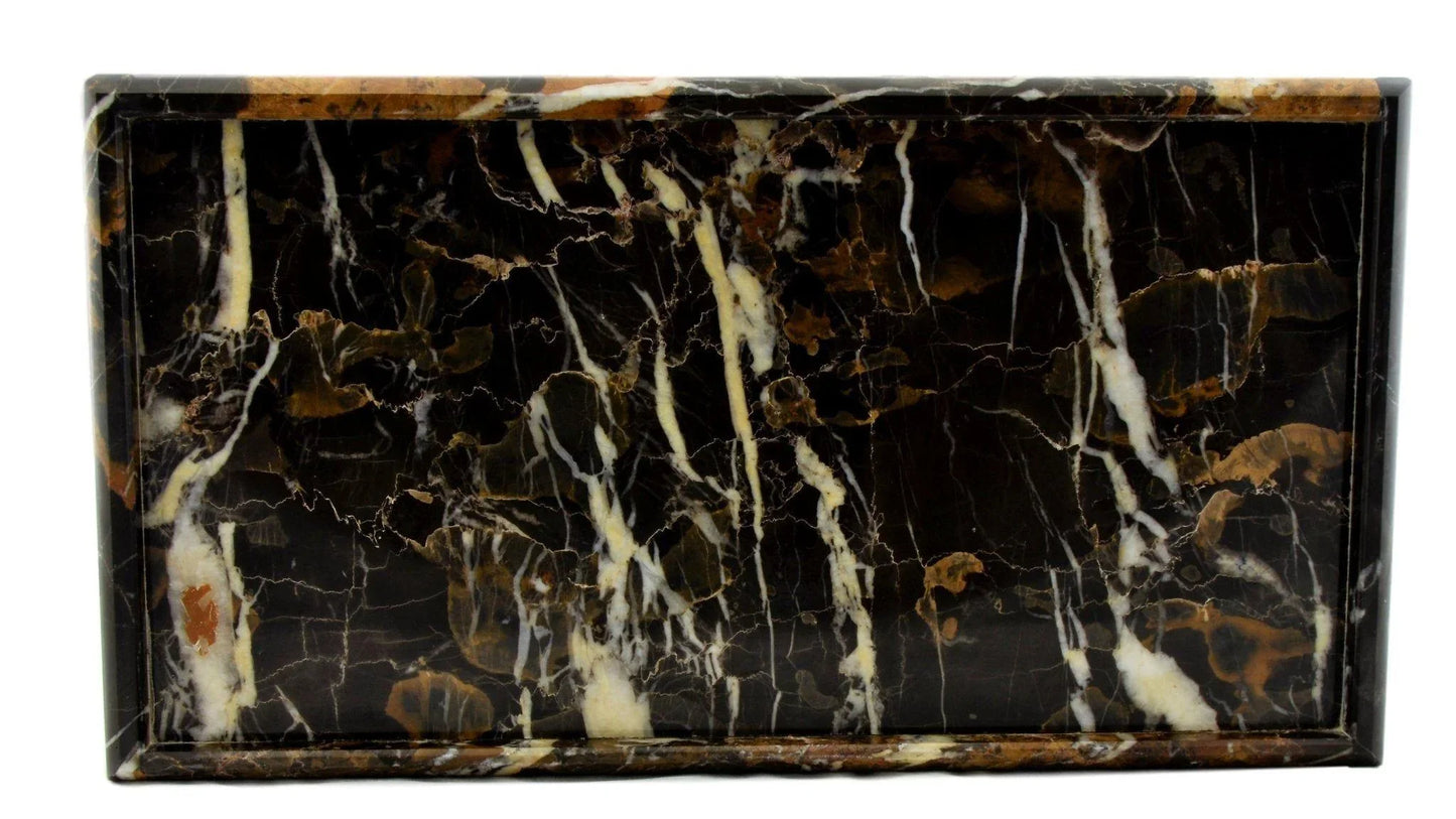 Michelangelo Marble Vanity Tray | Vanity Trays Collection - Nature Home Decor