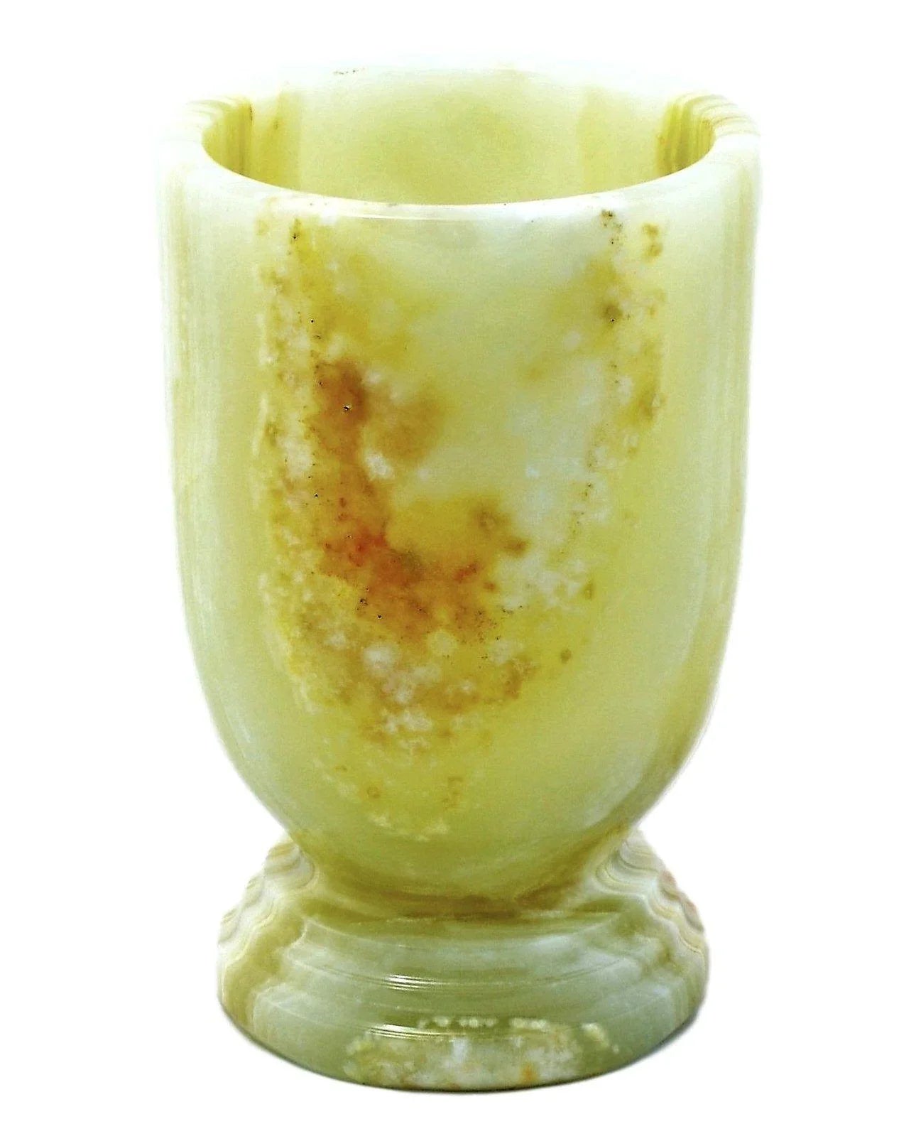 Bathroom Tumbler of Pistachio Onyx - Nature Home Decor