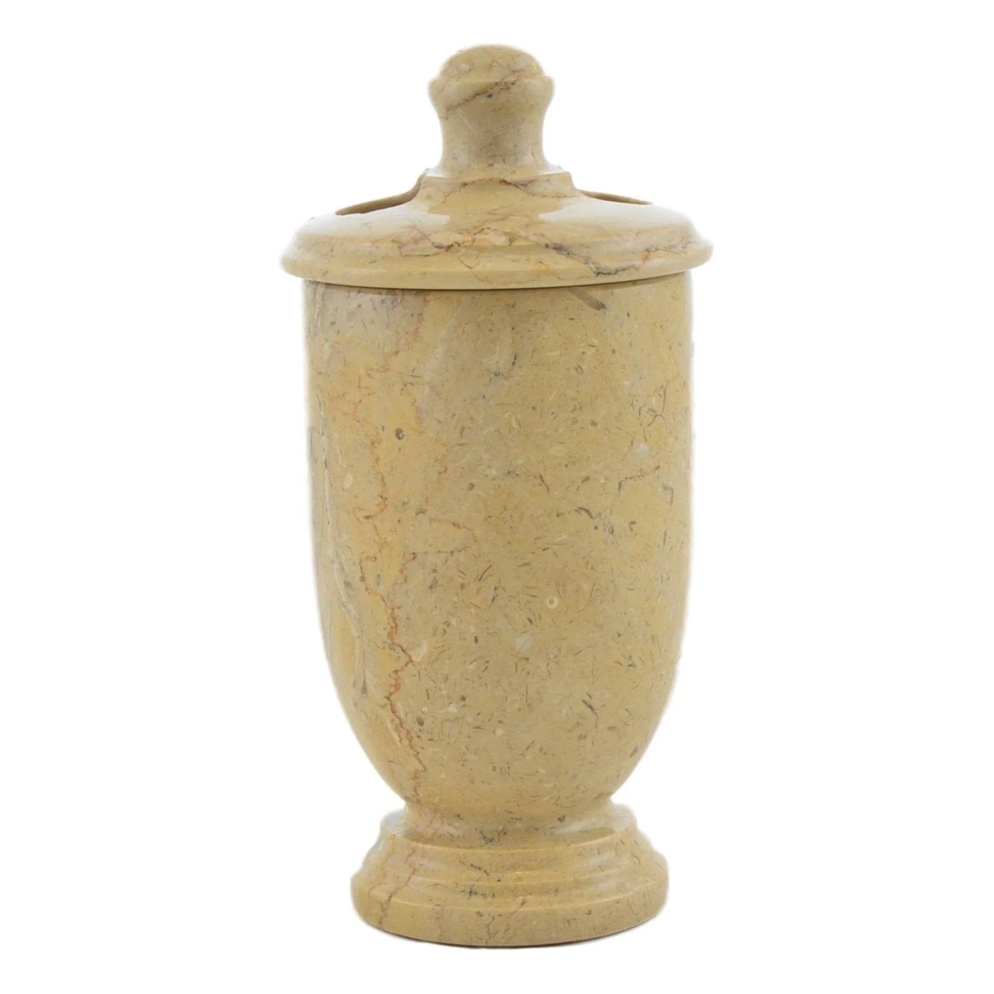 Best Toothbrush Holder of Sahara Beige Marble - Nature Home Decor