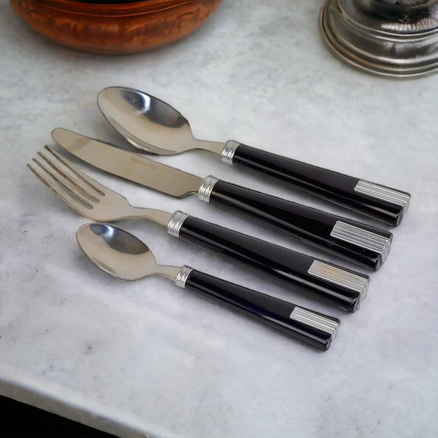 Black Flatware Set - Nature Home Decor