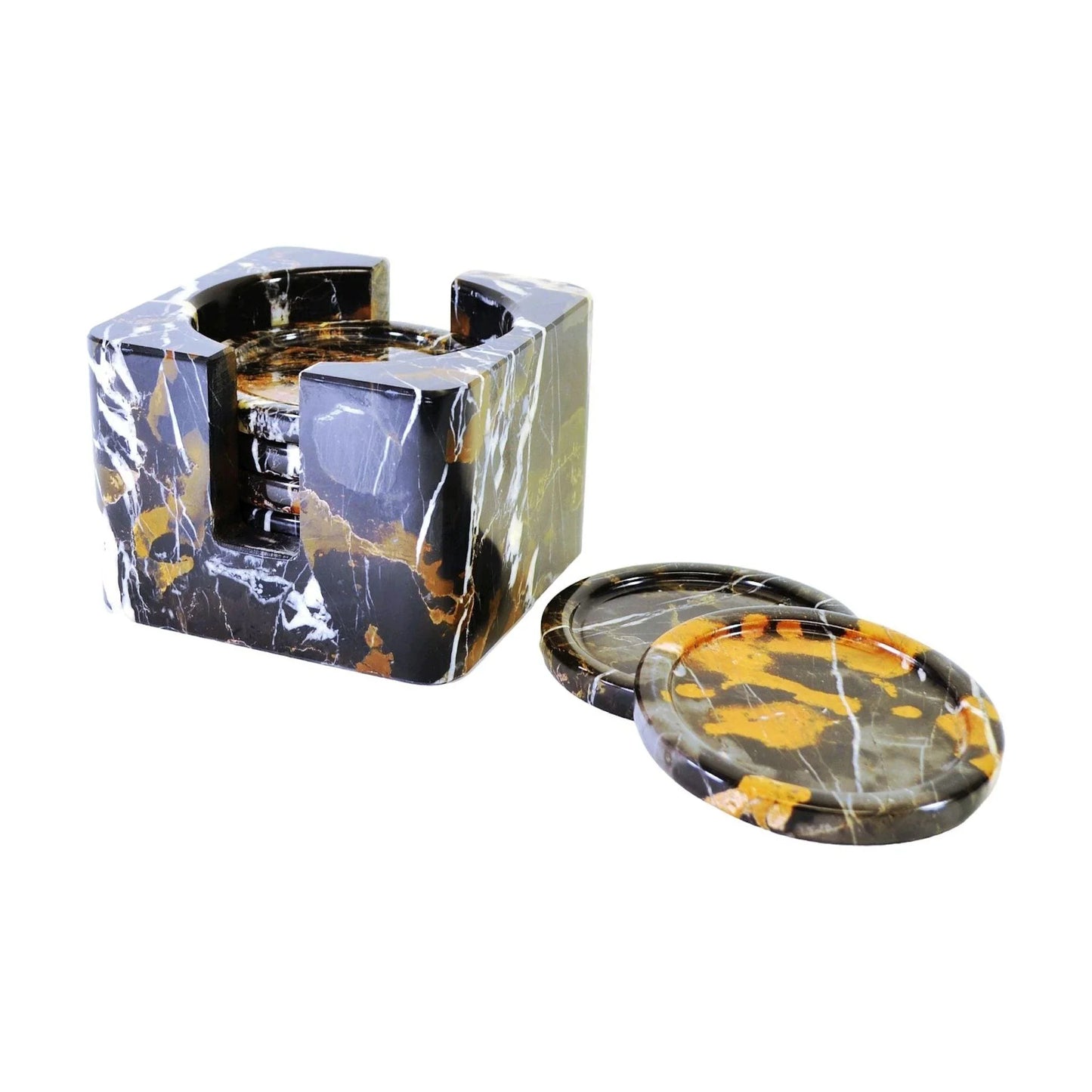 Michelangelo Marble Coaster Set - Nature Home Decor