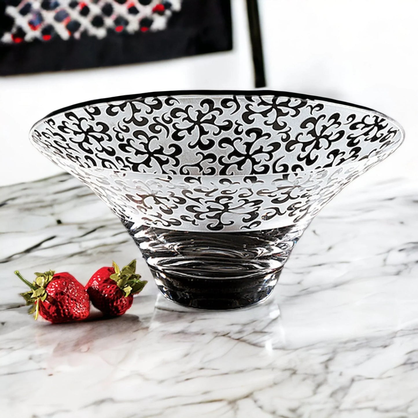 Decorative Crystal Bowl | 10-inch Nirvana Style - Nature Home Decor