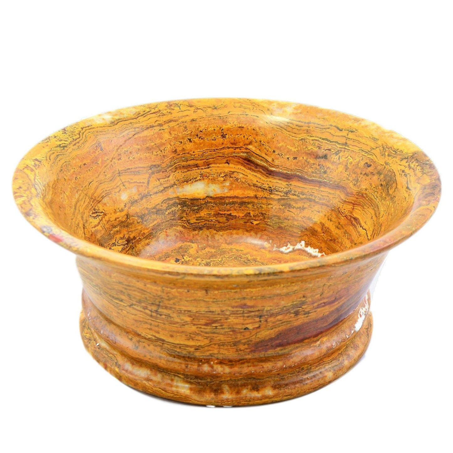 Multi Brown Onyx Classic Bowl - Nature Home Decor