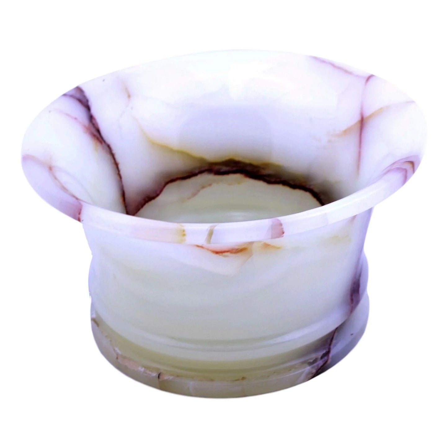 Decorative Fruit Bowl | White Onyx - Nature Home Decor