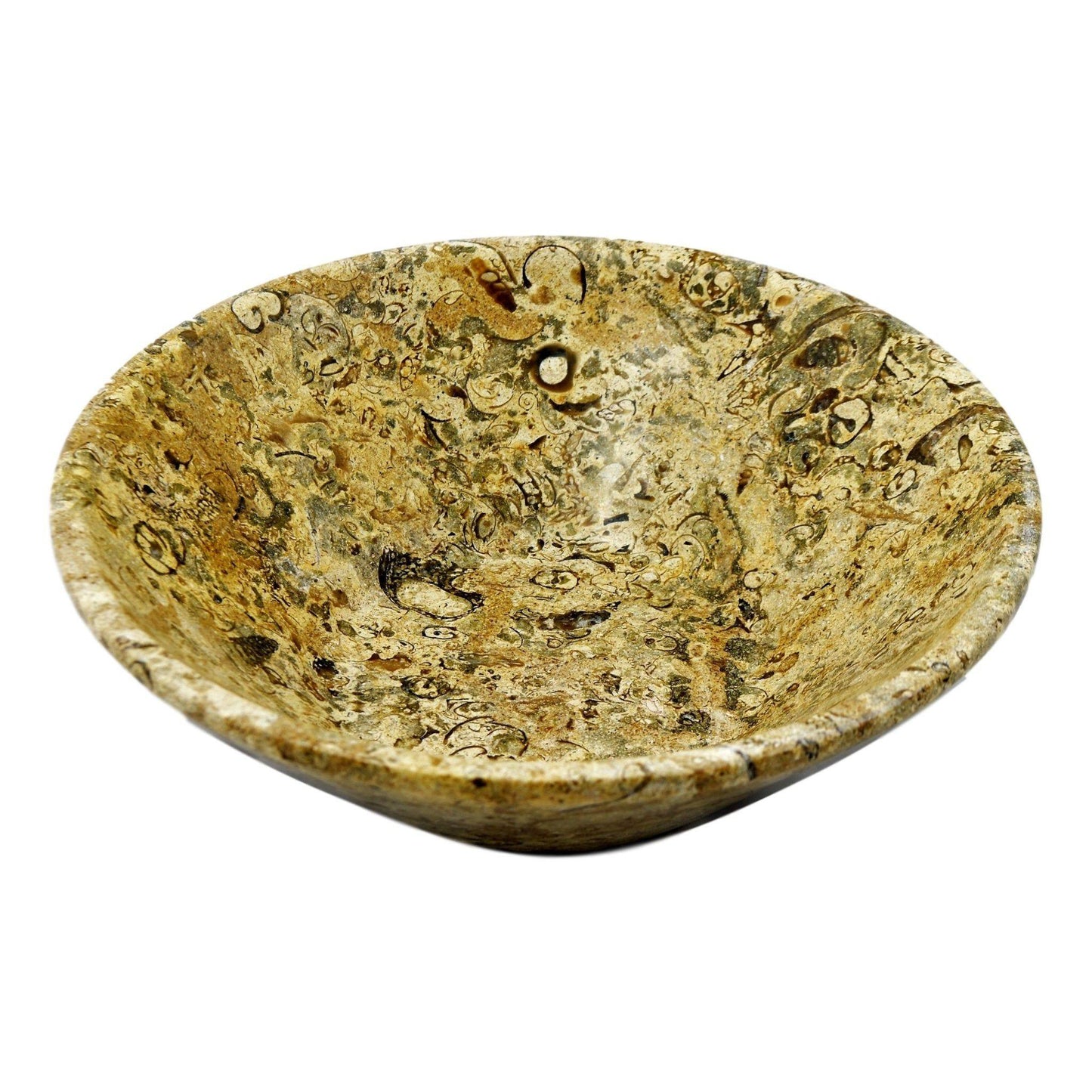 Fossil Stone Modern Fruit Bowl - Nature Home Decor