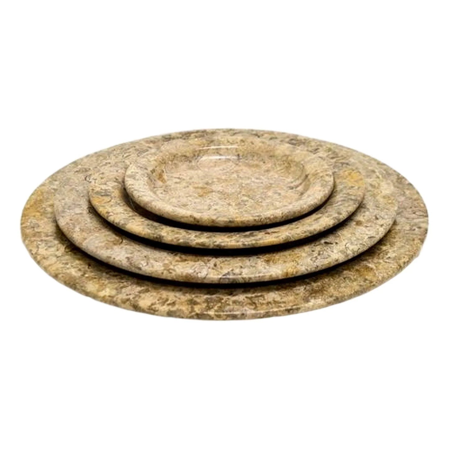 Fossil Stone Serving Platter | 8-inches - Nature Home Decor