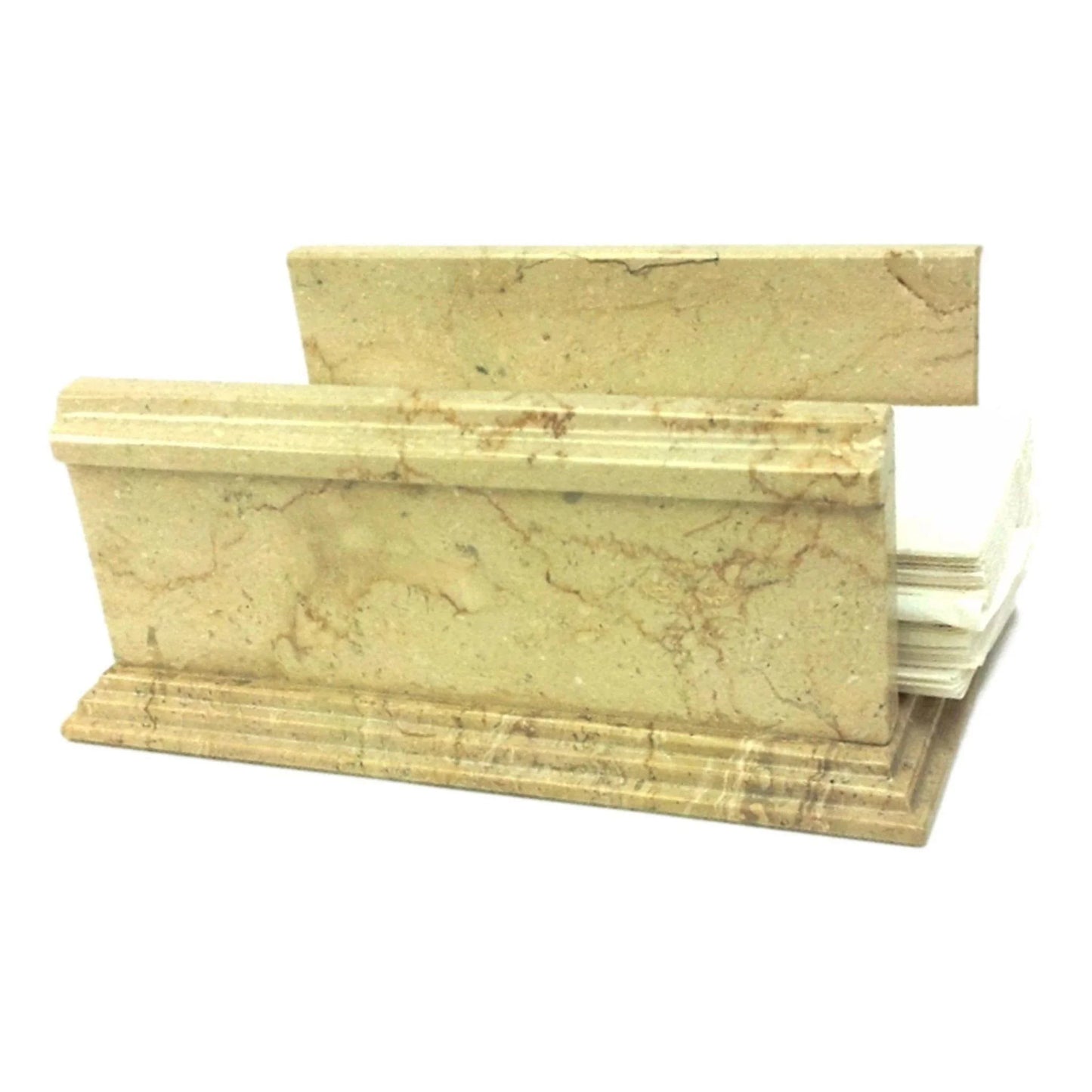 Hand Towel Holder of Sahara Beige Marble - Nature Home Decor
