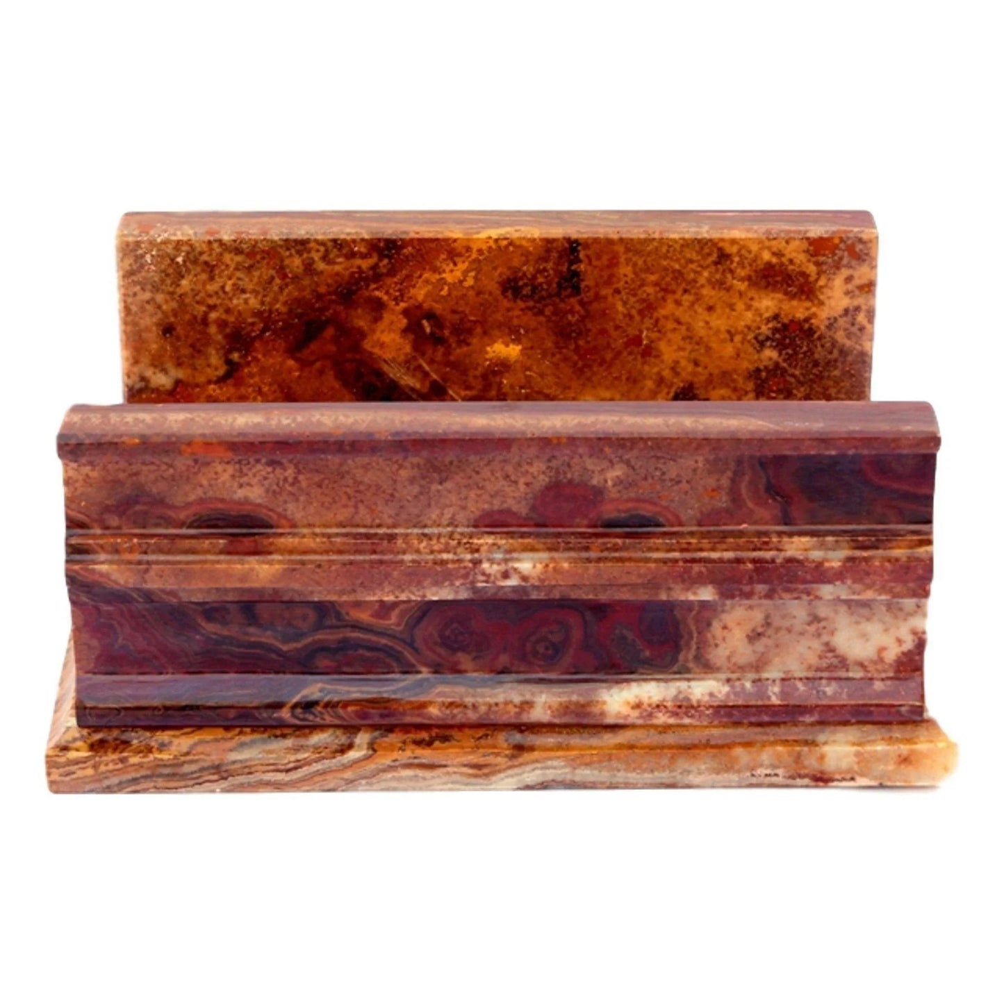 Hand Towel Holderof Multi Brown Onyx - Nature Home Decor