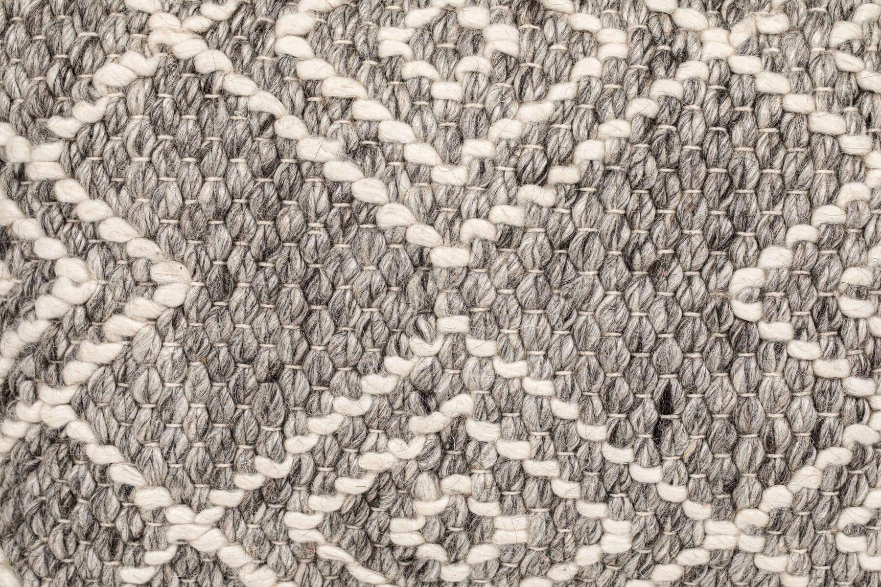 Handwoven Grey Diamond Pillow Covers - Nature Home Decor