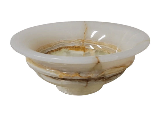 Light Green Onyx 12-inch Decorative Bowl - Nature Home Decor