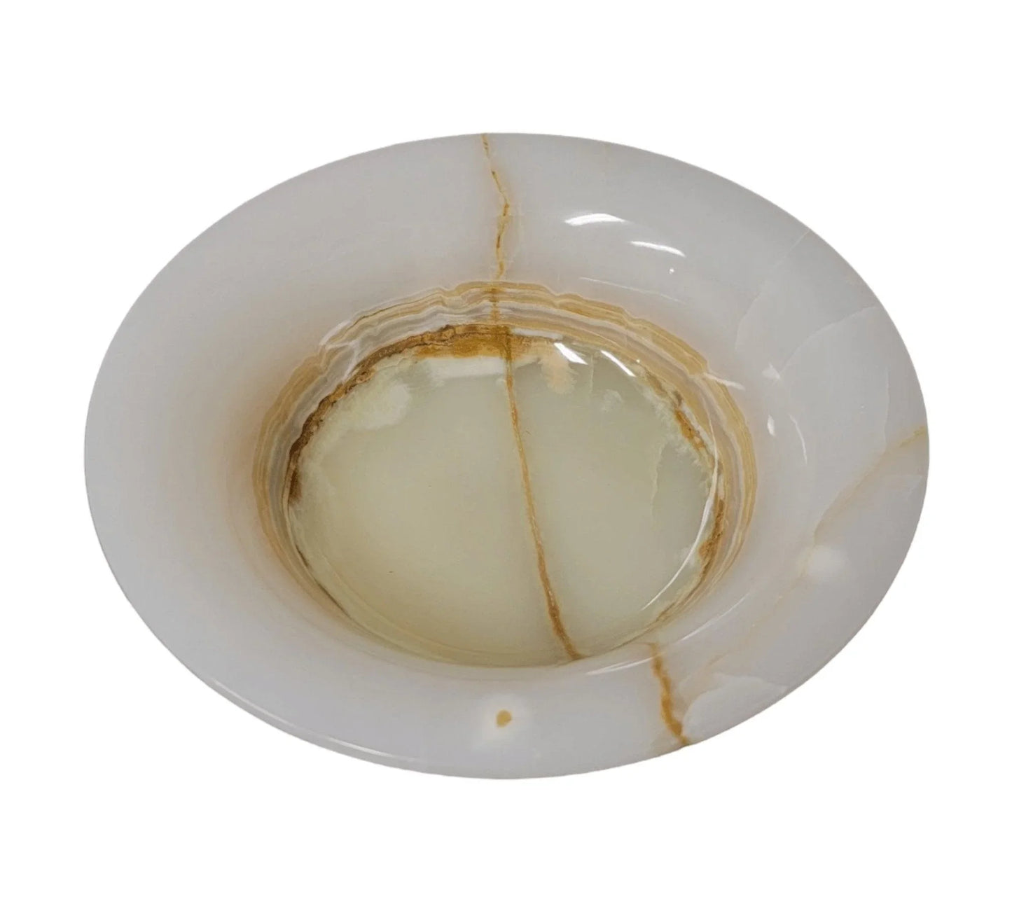 Light Green Onyx 12-inch Decorative Bowl - Nature Home Decor