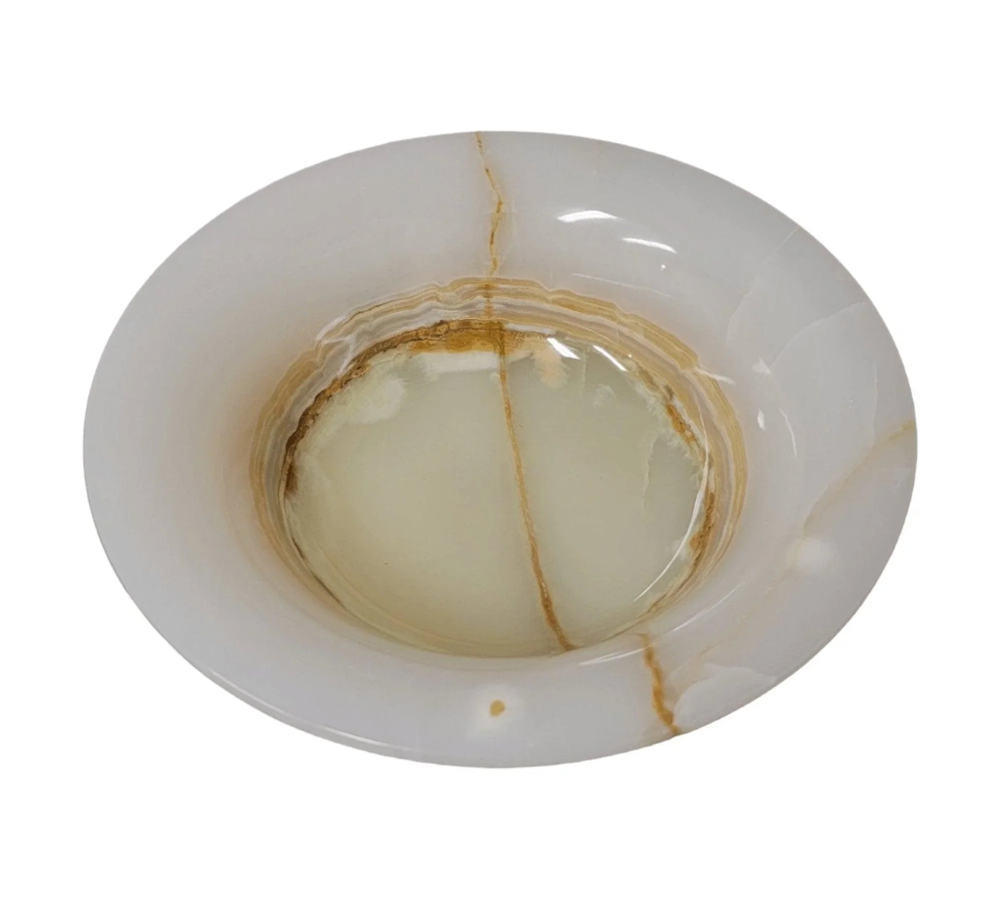 Light Green Onyx 12-inch Decorative Bowl - Nature Home Decor