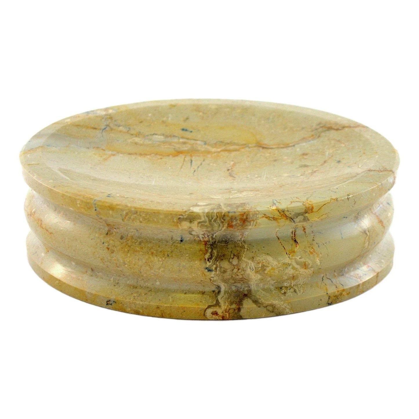 Marble Soap Dish of Sahara Beige Marble - Nature Home Decor