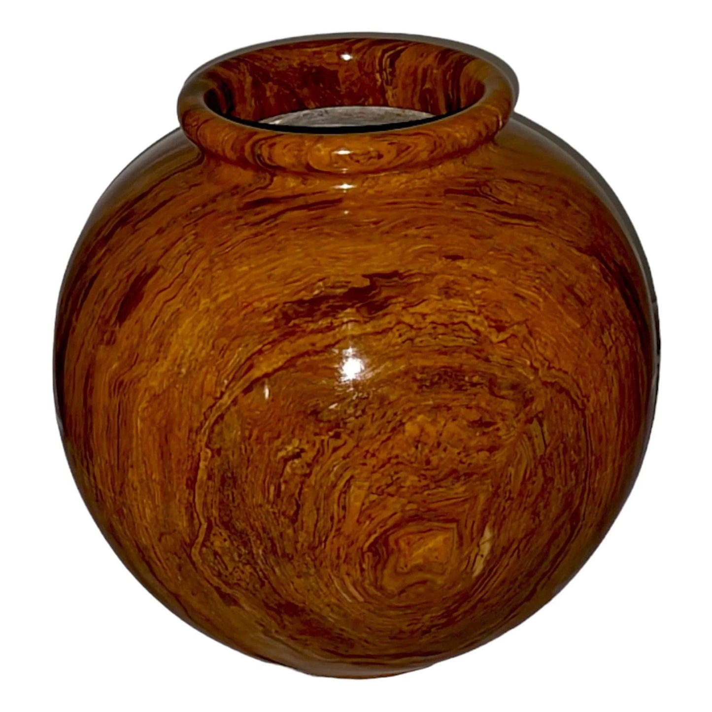 Multi Brown Onyx 12 inch Vase - Nature Home Decor