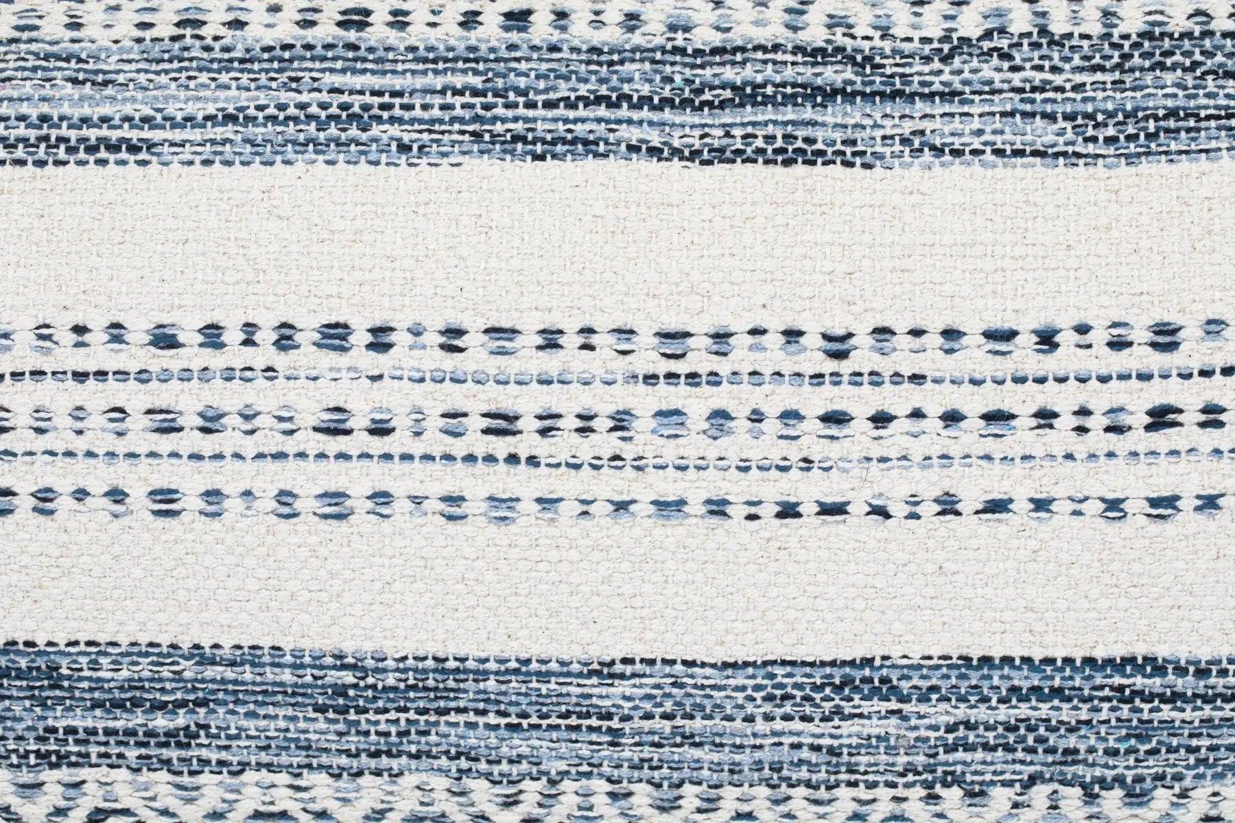 Indigo Striped Handwoven Pillow Cover - Nature Home Decor