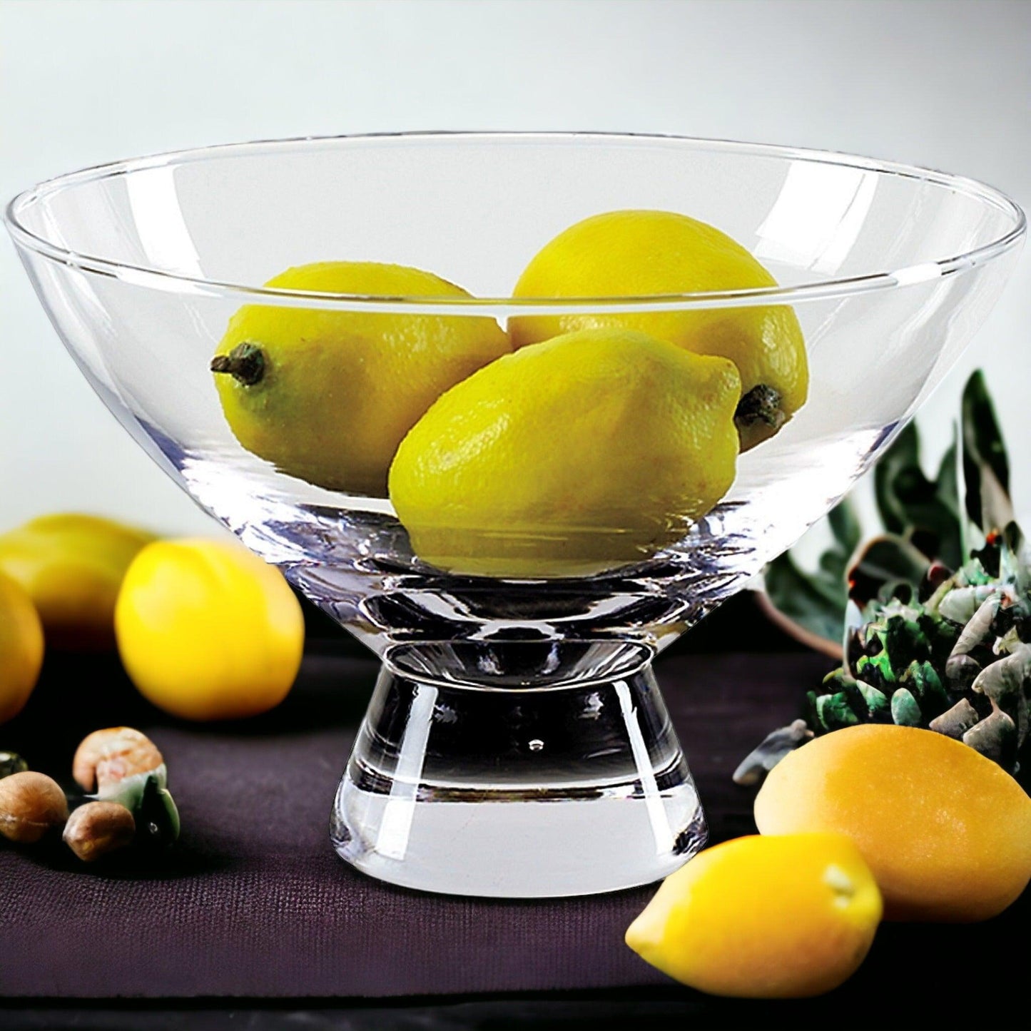 Plato Style 9-inch Decorative Pedestal Bowl - Nature Home Decor