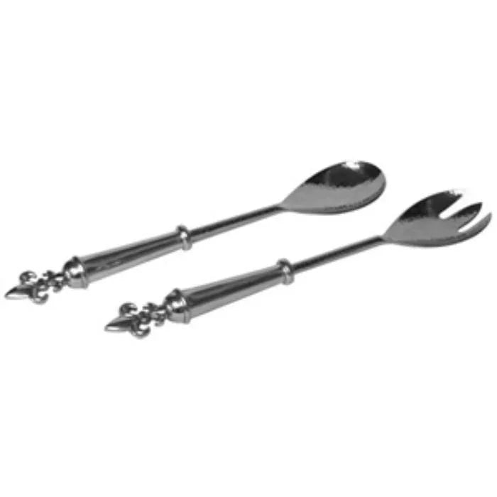 Serving Spoon Set in Fleur de Lis Style Handles - Nature Home Decor