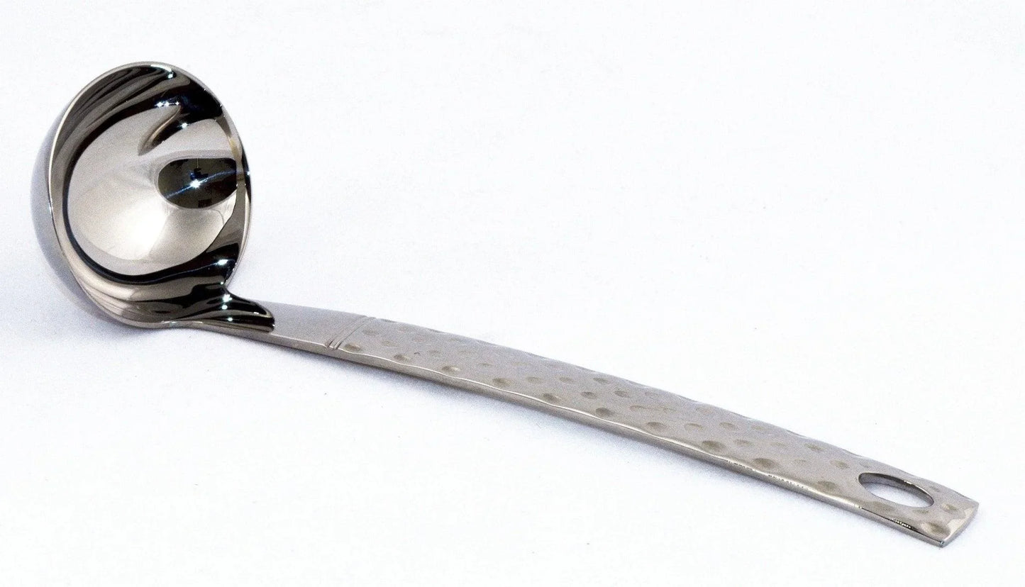 Serving Utensils Set with Hammered Design Handles - Nature Home Decor