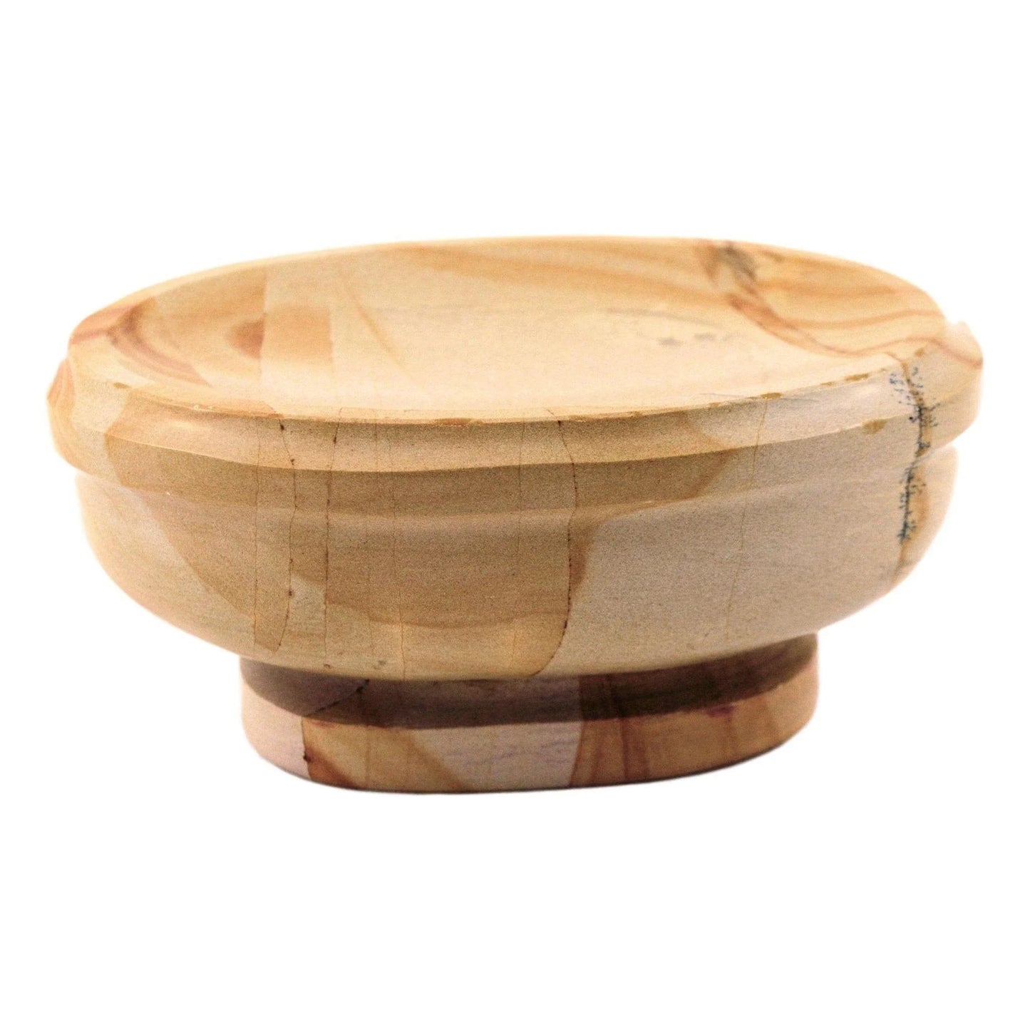 Soap Dish of Teak Marble - Nature Home Decor