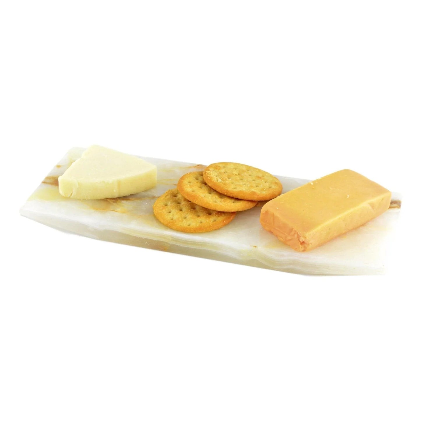 Sushi Plates Crafted from White Onyx - Nature Home Decor