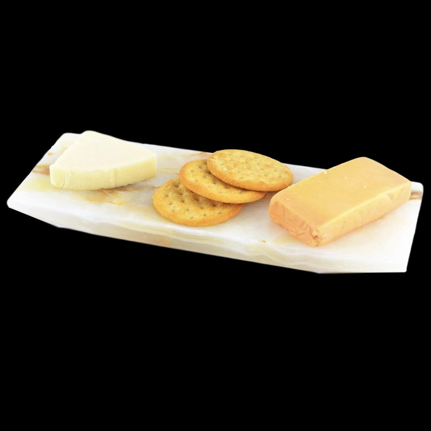 Sushi Plates Crafted from White Onyx - Nature Home Decor