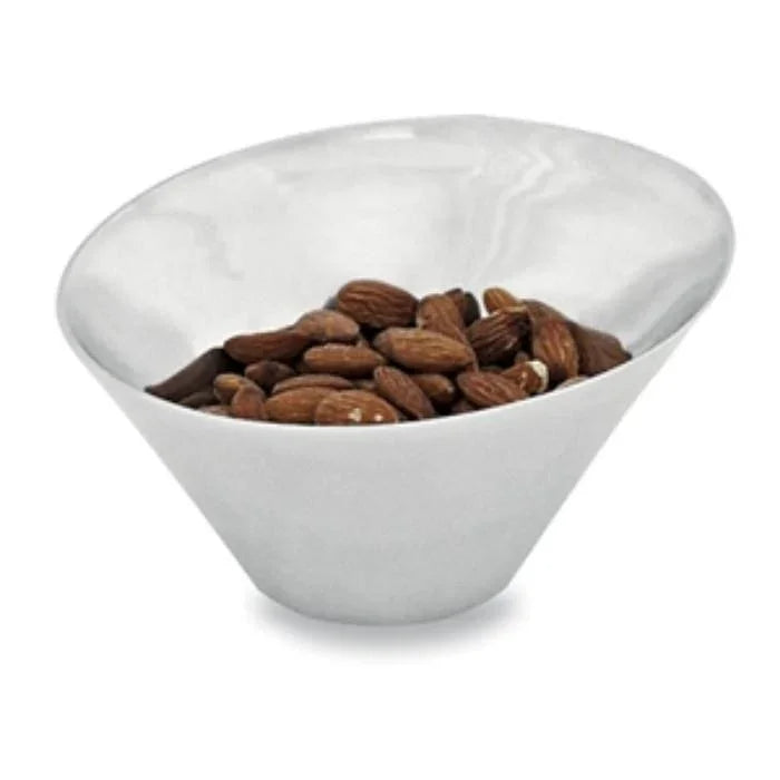 Trumpet Bowl- Decorative Vase Crafted from Recycled Aluminum - Nature Home Decor