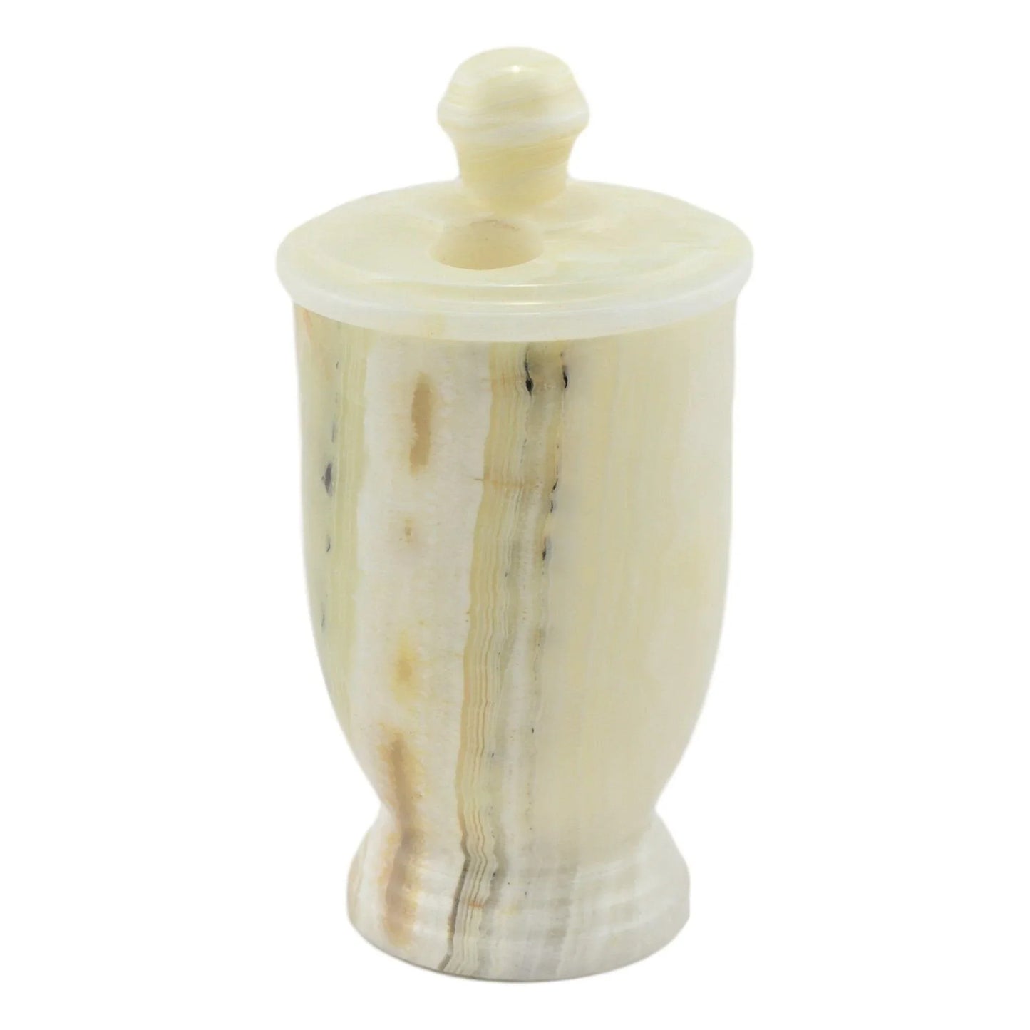 White Onyx Toothbrush Holder - Nature Home Decor