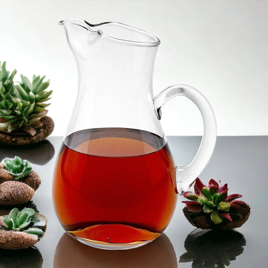Zeus Crystal 32 Oz Serving Pitcher - Nature Home Decor