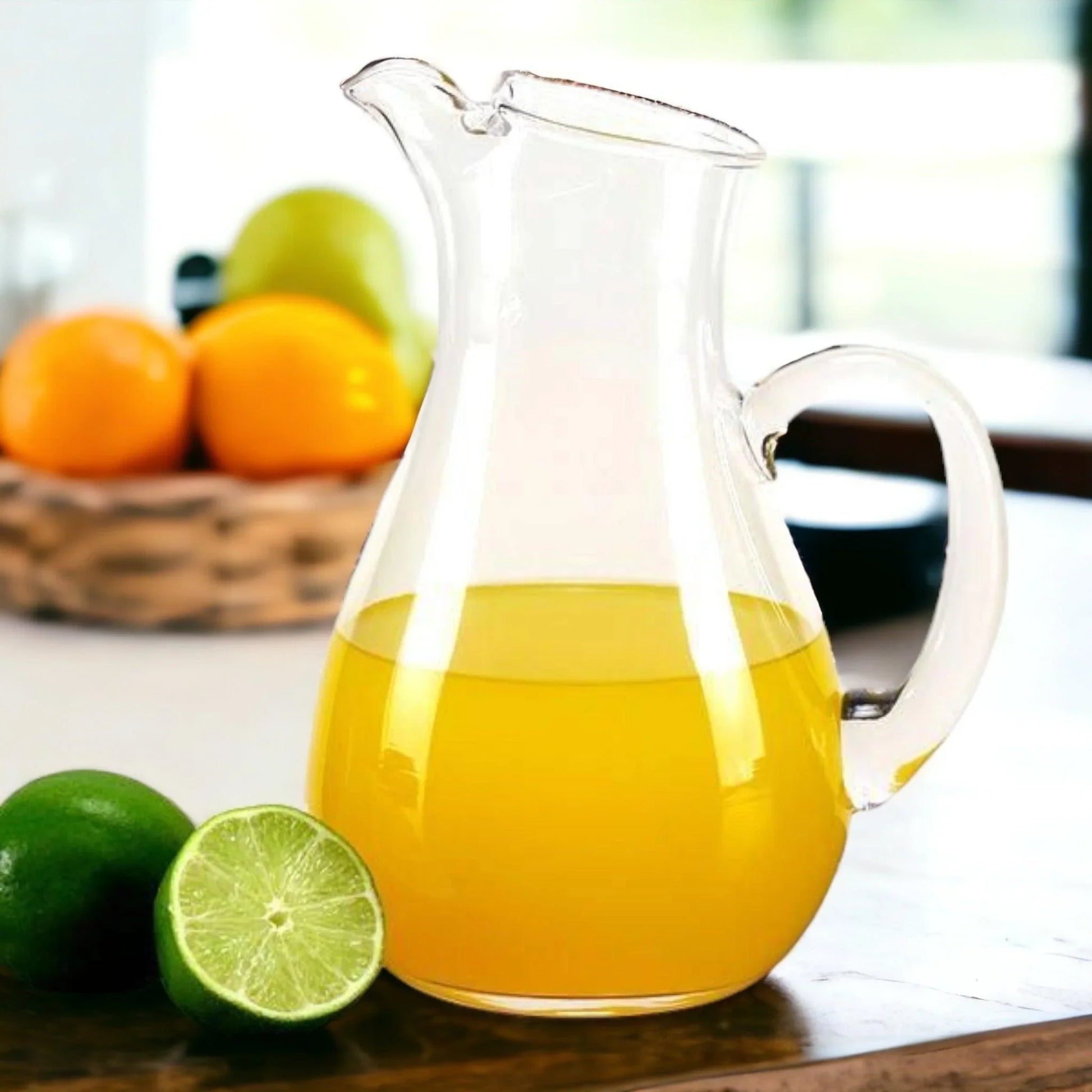 Zeus Crystal 32 Oz Serving Pitcher - Nature Home Decor