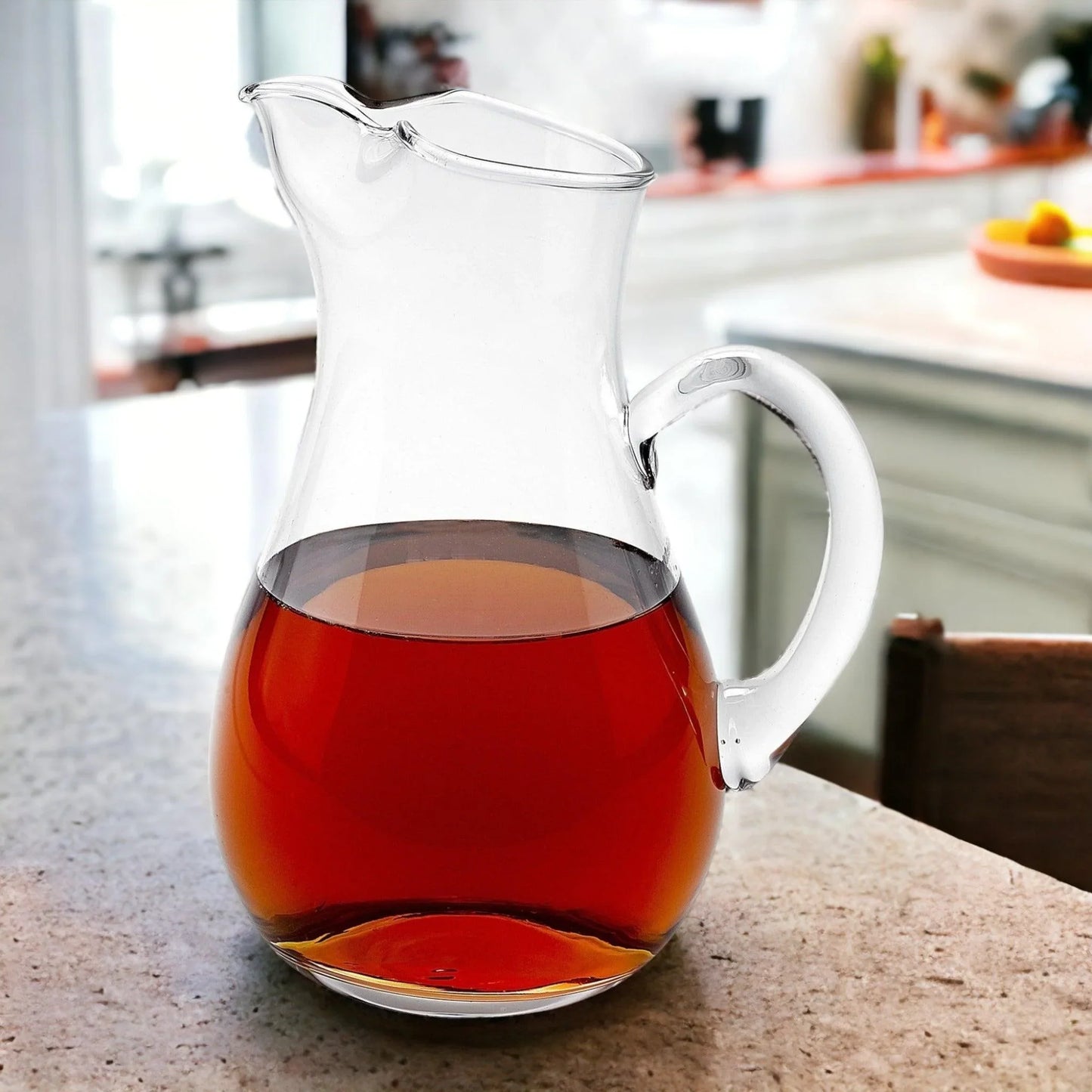 Zeus Crystal 32 Oz Serving Pitcher - Nature Home Decor