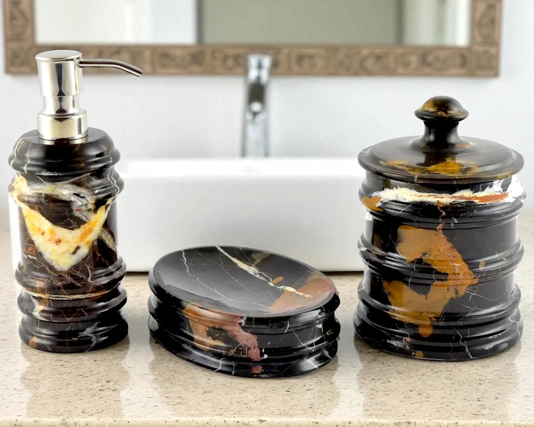 Bathroom Accessory Set - Nature Home Decor