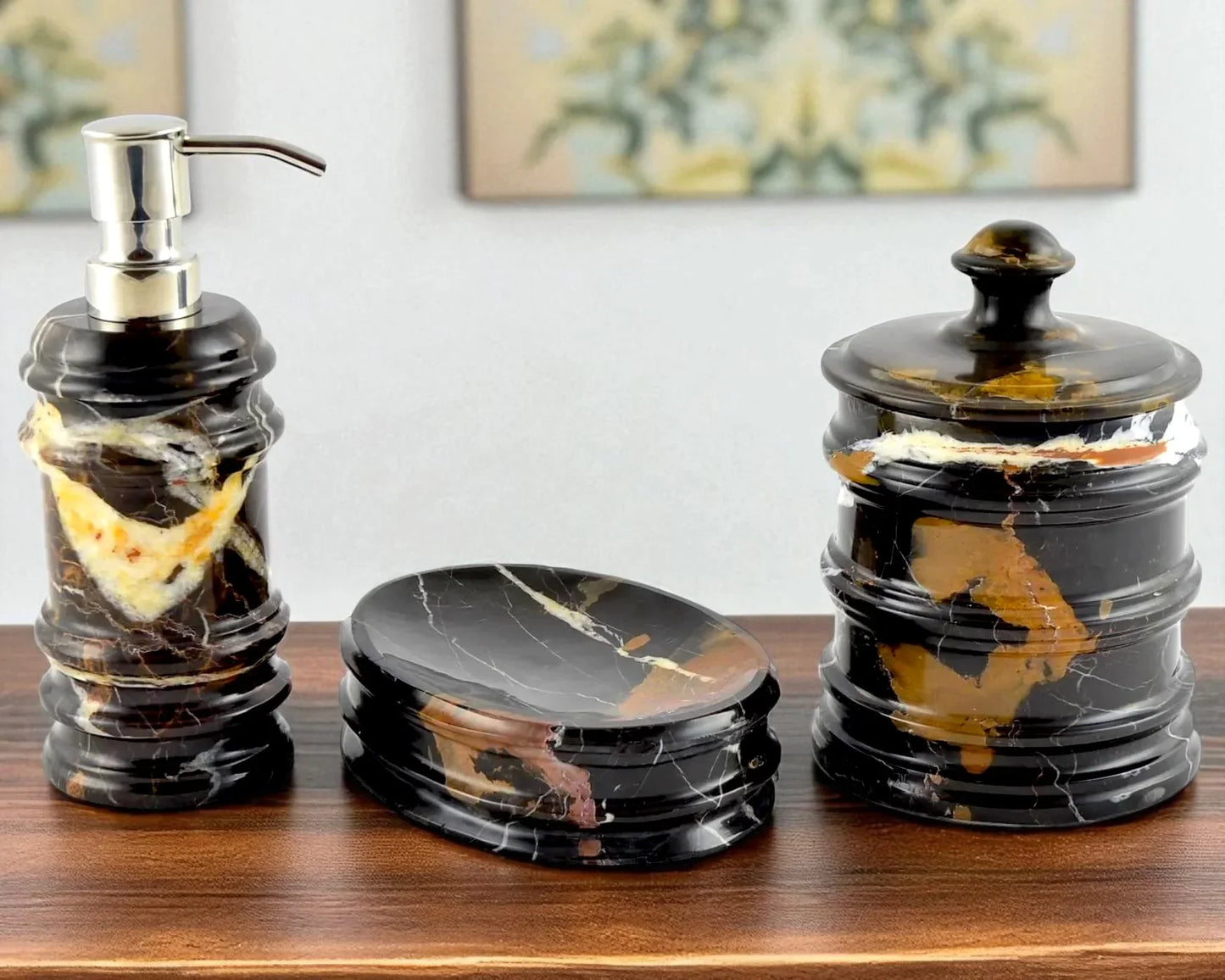 Bathroom Accessory Set - Nature Home Decor