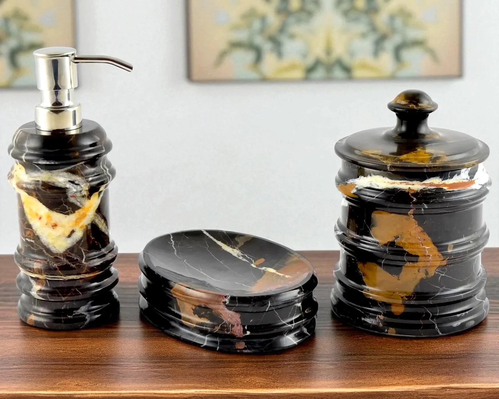 Bathroom Accessory Set - Nature Home Decor