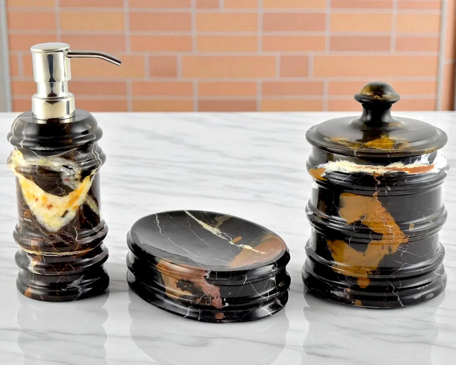 Bathroom Accessory Set - Nature Home Decor
