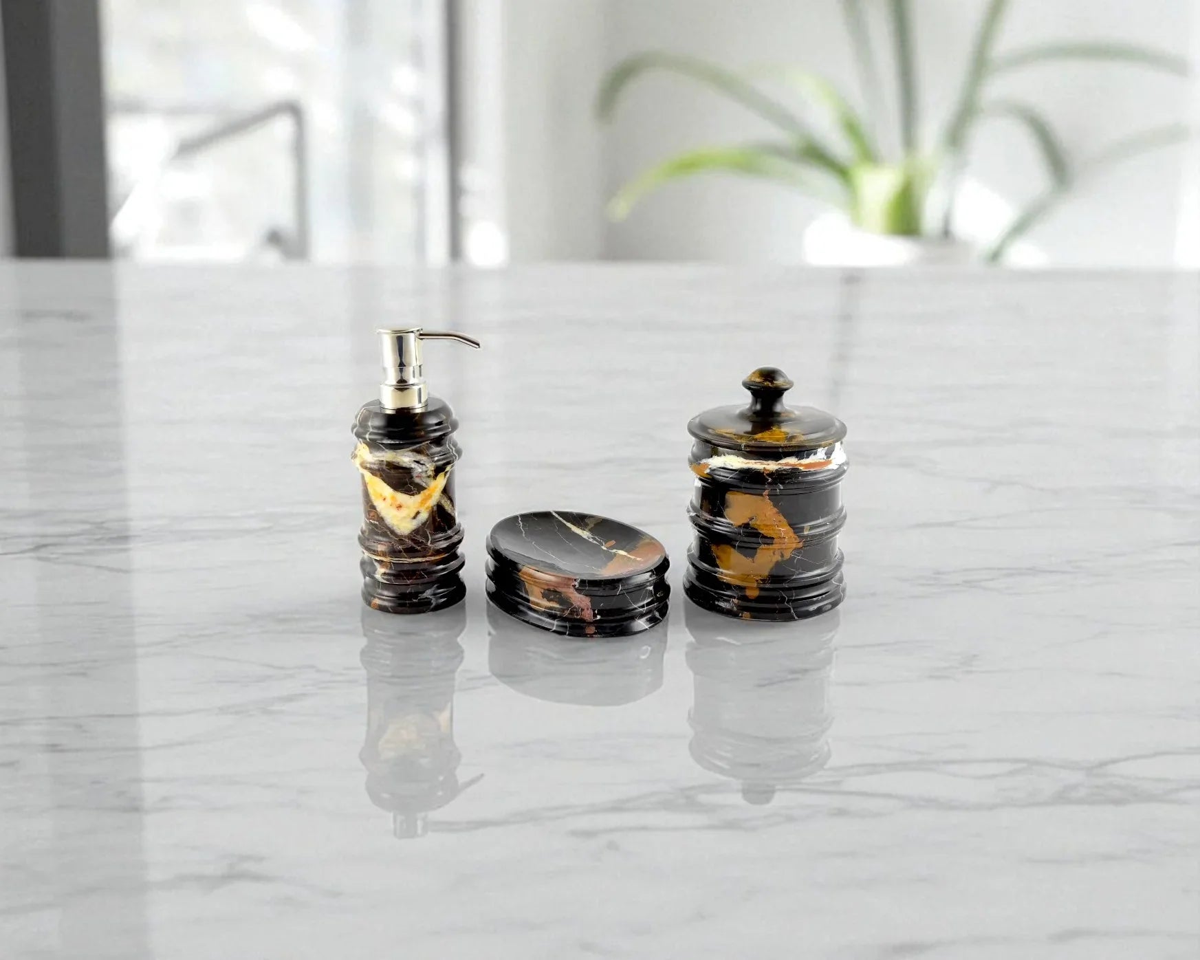 Bathroom Accessory Set - Nature Home Decor