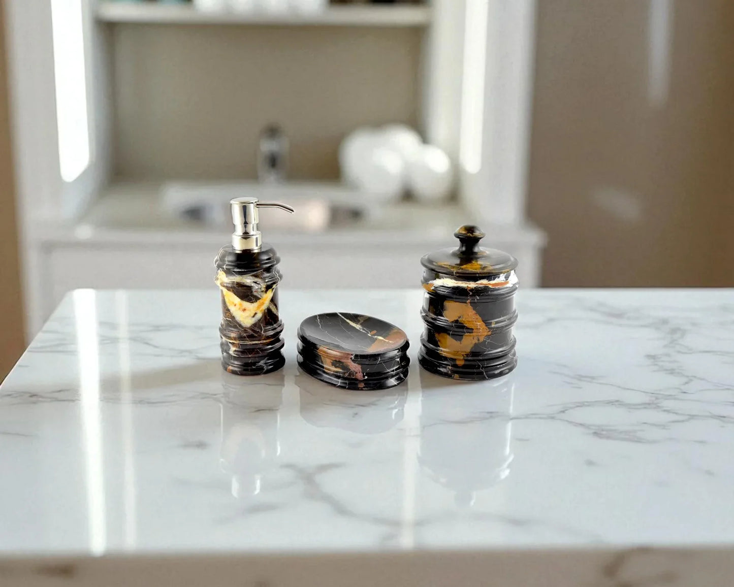 Bathroom Accessory Set - Nature Home Decor
