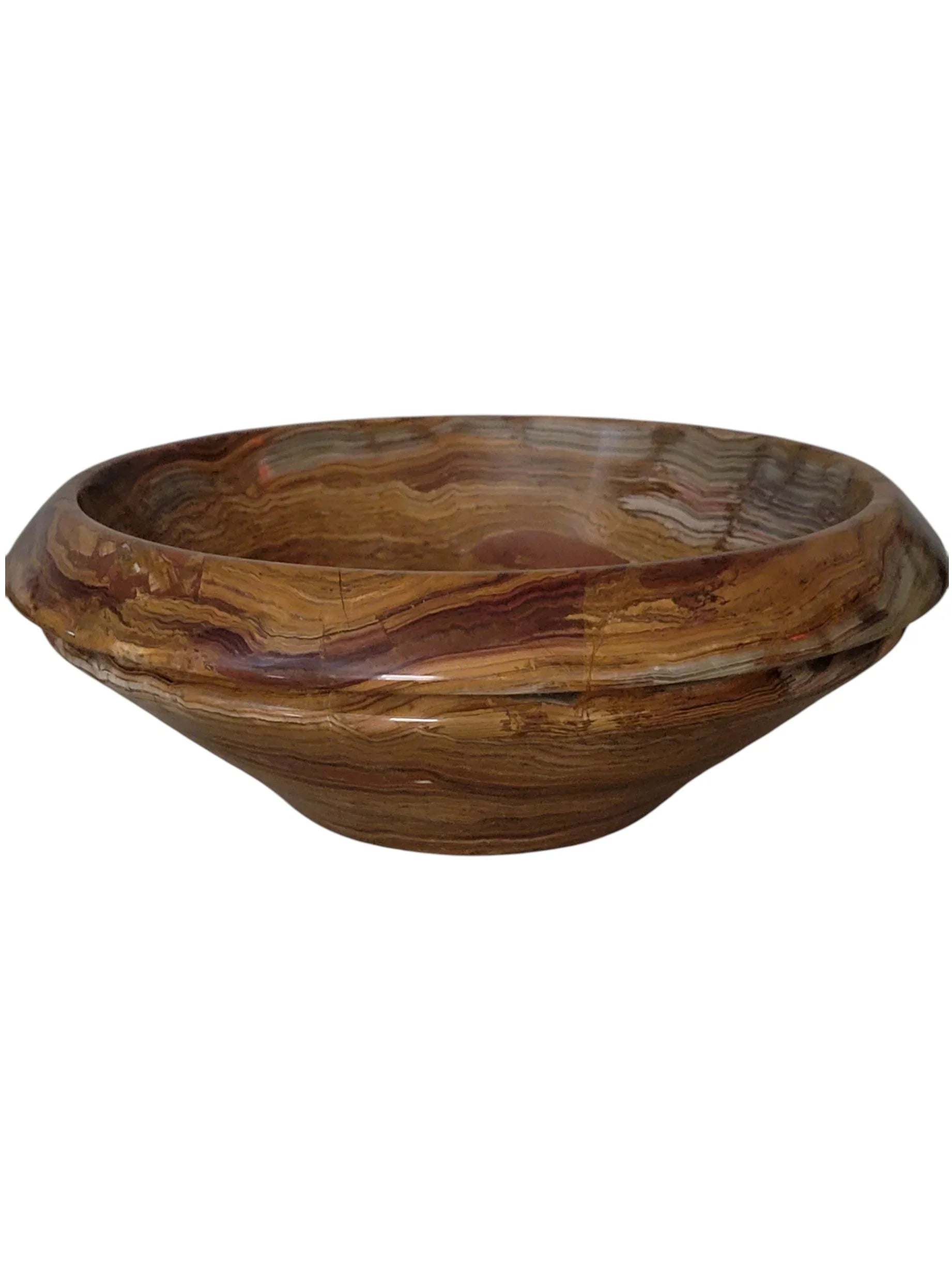 Multi Brown Onyx 16 inc sink - Nature Home Decor