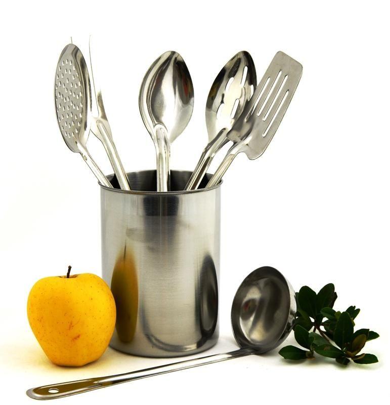 7-Piece Kitchen Tools & Utensils Sets of Stainless Steel - Nature Home Decor