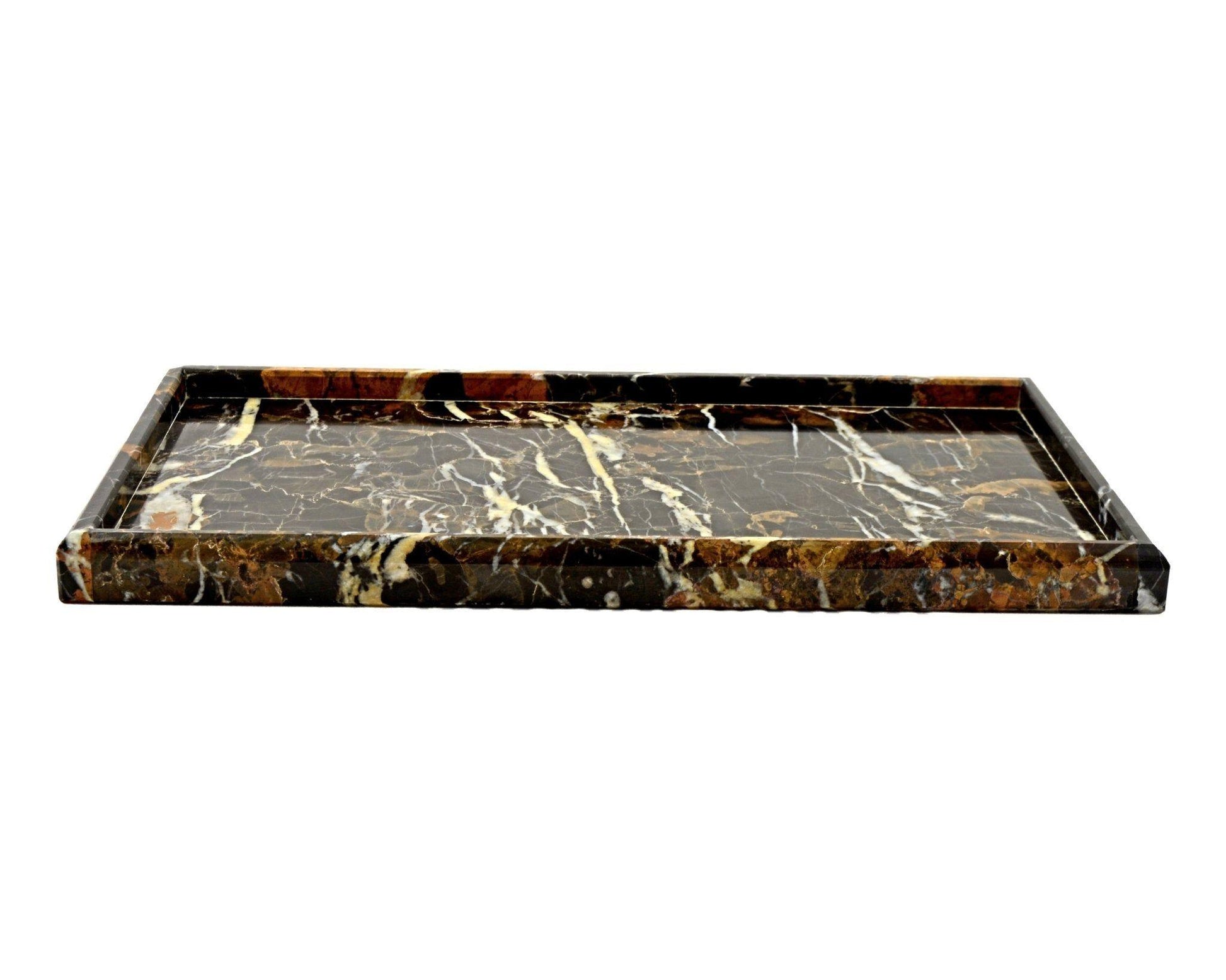 Michelangelo Marble Vanity Tray | Vanity Trays Collection - Nature Home Decor