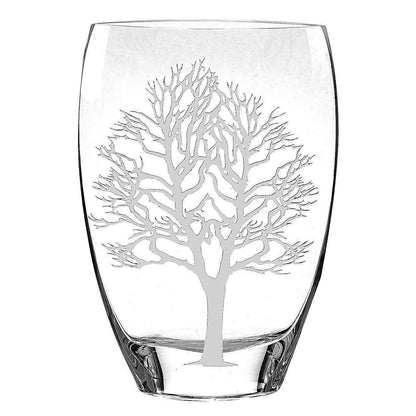 Tree of Life Decorative Crystal Vase - Nature Home Decor