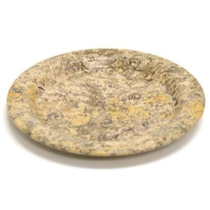 Fossil Stone 10-inch Decorative Plate - Nature Home Decor