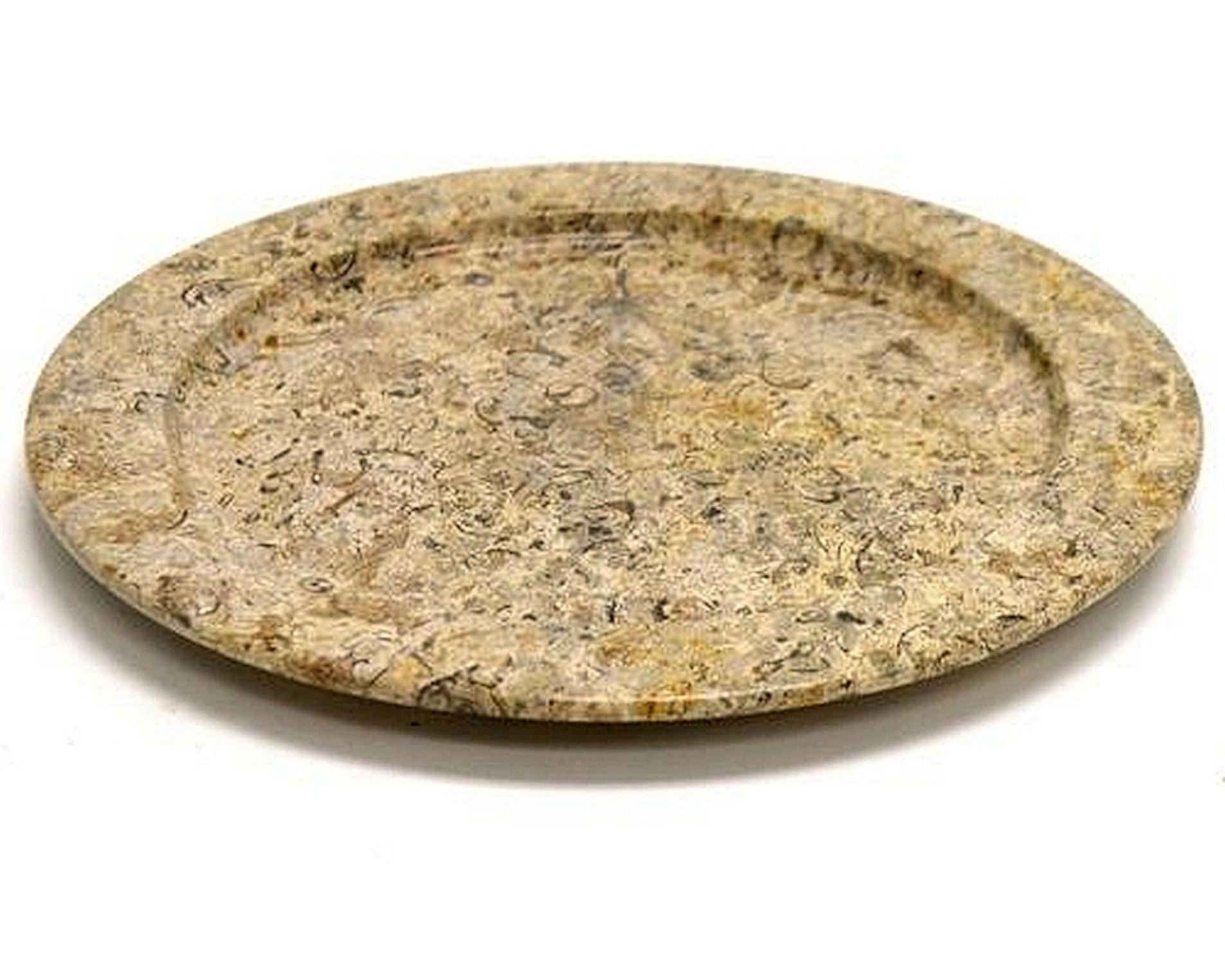 Fossil Stone 12-inch Charger Plate - Nature Home Decor