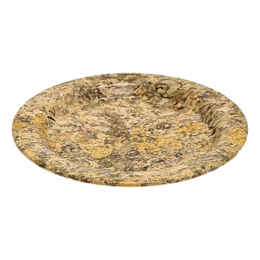 Fossil Stone Serving Platter | 8-inches - Nature Home Decor
