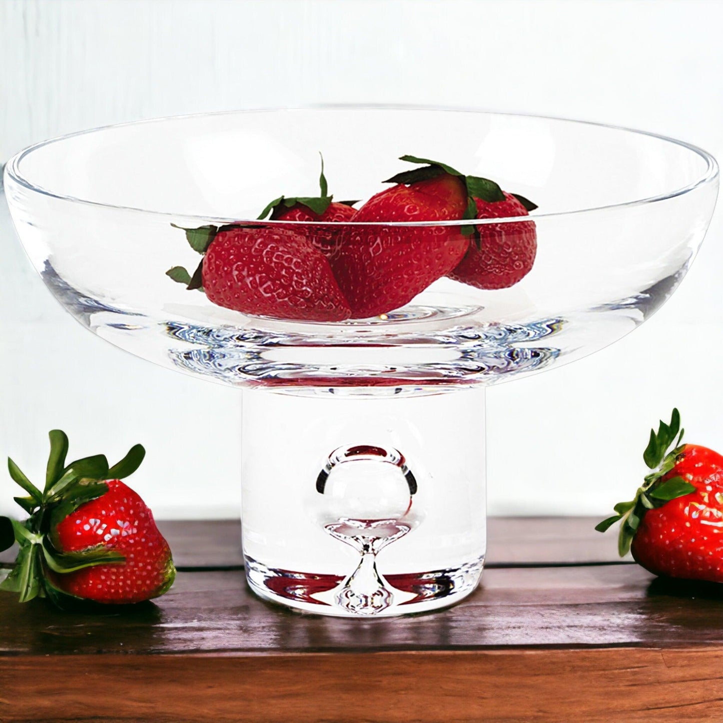 Galaxy Heavy Crystal 9-Inch Fruit Bowl - Nature Home Decor
